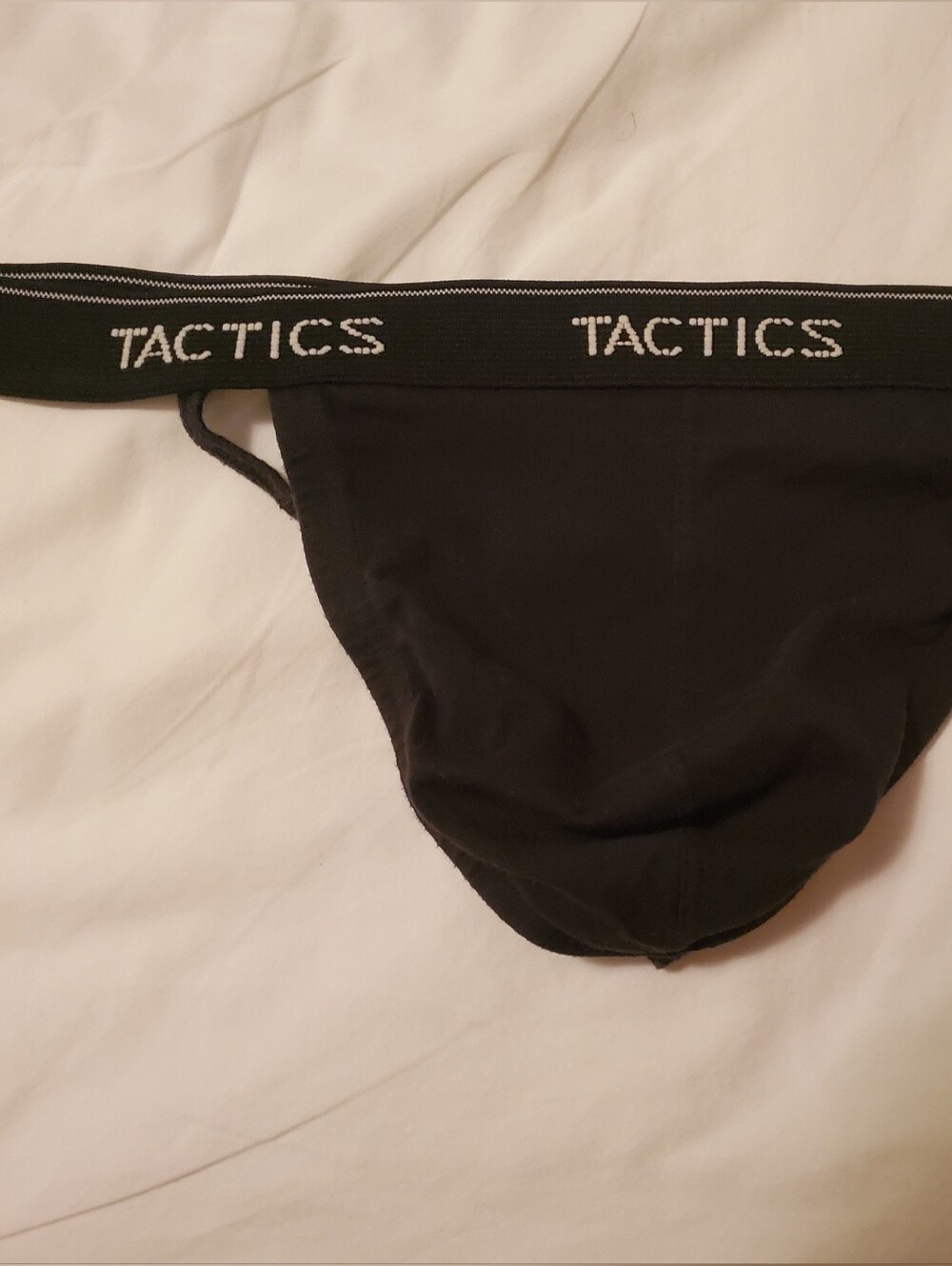 Mens Tactics Black Briefs with Branded Waistband